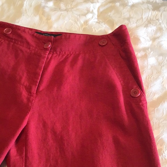 CITY Unltd. Linen Wide Leg Cropped  Pants - Picture 7 of 9